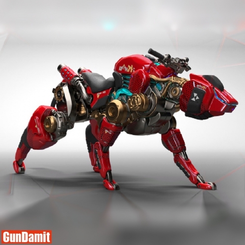 86Toys 1/12 TY-003B Mechanical Wolf Red Version
