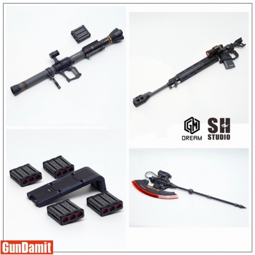 SH Studio & GM Dream 1/60 Weapon Upgrade Kit for MS-06R-1A Zaku II High Mobility Type