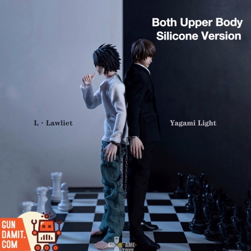 [Coming Soon] GameToys 1/6 GT-007UP Death Note L Lawliet & GT-008UP Death Note Yagami Light Both Upper Body Silicone Version Set of 2