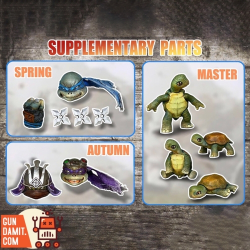 Fury Toys 1/12 Samurai Turtles Supplementary Parts