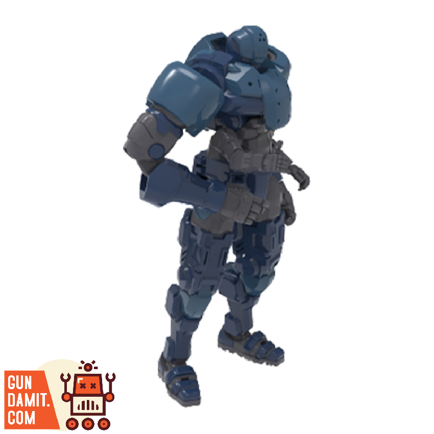 Warriors Workshop 1/30 WWS-O-01/02 Loyalty ‘G’ Assist Humanoid Soldier Model Kit Blue Version