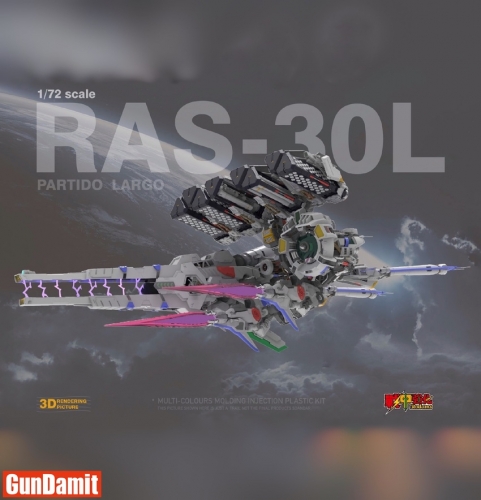 Rodams 1/72 RAS-30L Partido Largo RX-78GP03D Gundam Dendrobium Model Kit