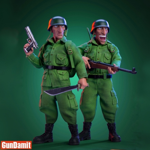 [Pre-Order] Tunshi Studio 1/12 SNK Licensed Metal Slug 3 Rebel Soldiers Set of 2