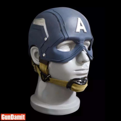 Cattoys 1/1 Captain America Wearable Helmet Normal Version
