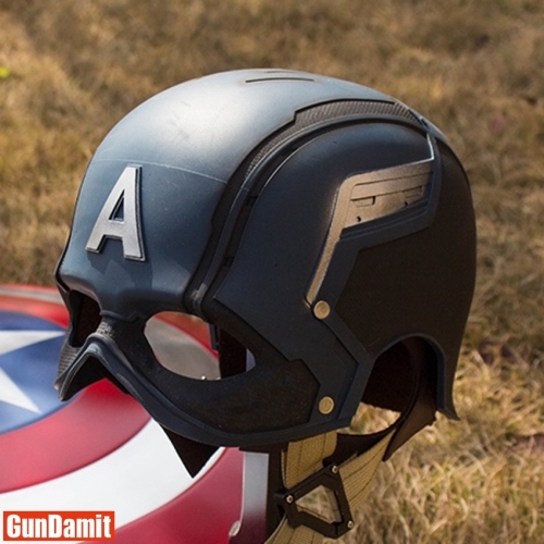 Cattoys 1/1 Captain America Wearable Helmet Improved Version