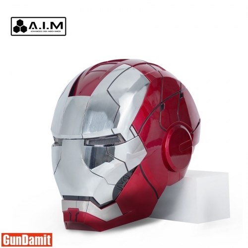 A.I.M 1/1 Iron Man Mark 5 Voice Control Wearable Helmet