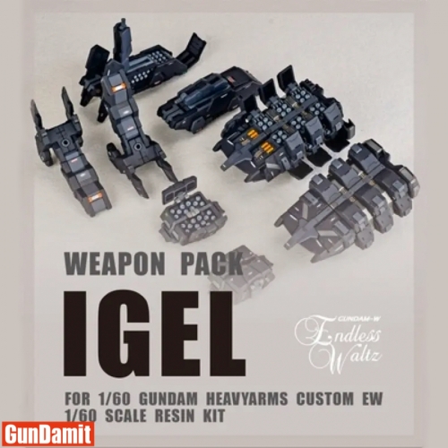 [Incoming] SH Studio X GM Dream 1/60 IGEL Weapon Pack Garage Kit for PG HeavyArms Gundam