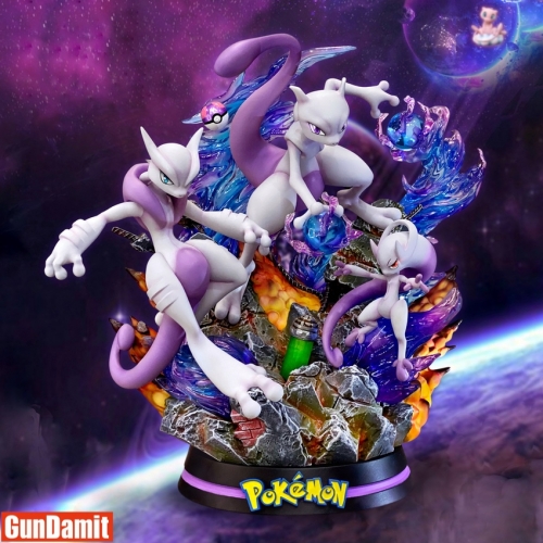 [Incoming] Egg Studio Pokemon Evolution Mewtwo, Mega X & Mega Y Statue