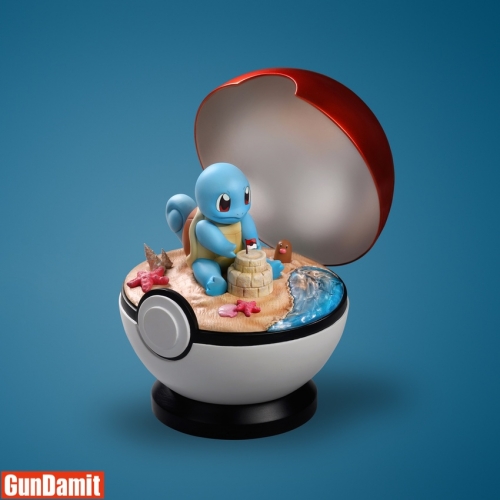 Sansui Studio Pokemon Squirtle's Poke Ball House Statue