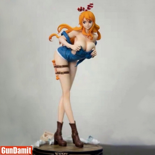[Pre-Order] Lovely Girl Studio One Piece Blue Overalls Nami Statue Ex Version