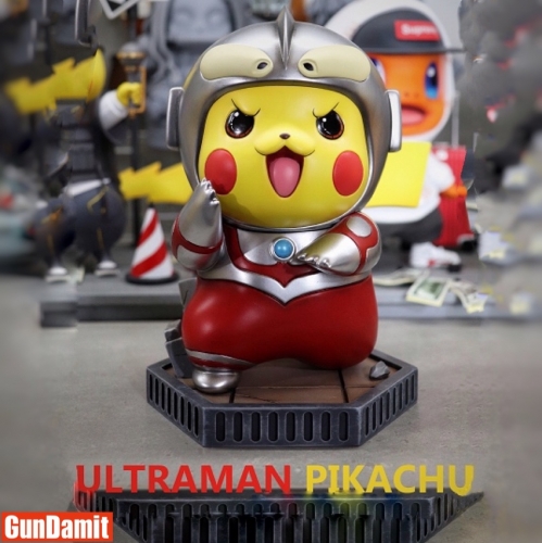 [Pre-Order] MOMO Studio Pokemon Ultraman Cosplay Pikachu Statue