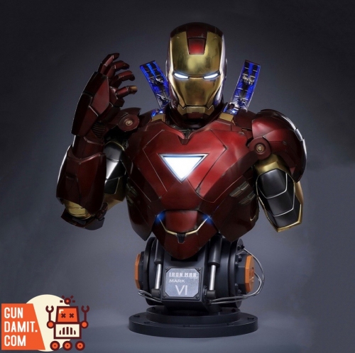 [Pre-order] Eastern Model & Morstorm Iron Man Mark VI Bust Statue Standard Version