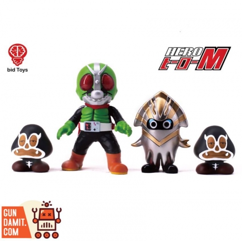 [Pre-Order] Bid Toys Hero-M Plumber Cosplay Kamen Rider New 1 Hero vs Villain Set