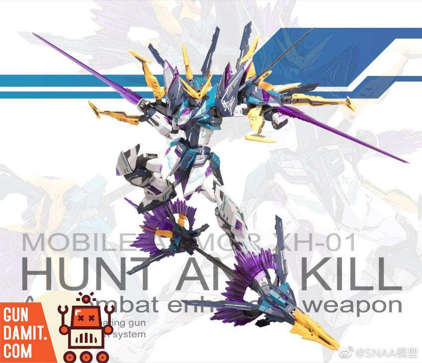 SNAA Model XH-01 Astral Soul Series Hunter Falcon Model Kit - Gundamit