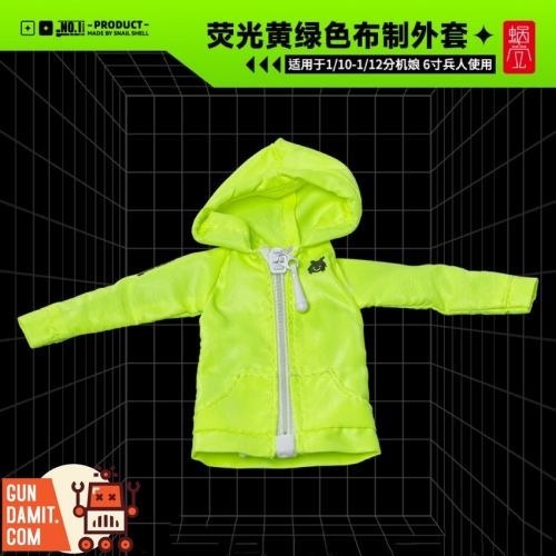 [Pre Order] Snail Shell Fluorescent Yellow-Green Coat for 1/10 & 1/12 Mecha Girl