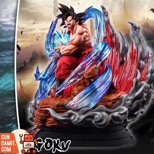 [Pre-Order] Temple Studios Dragon Ball Z Son Goku with Kamehameha Statue