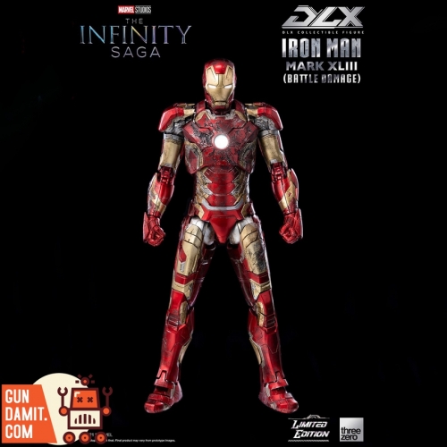 Threezero Infinity Saga Iron Man Mark 43 Battle Damaged Version