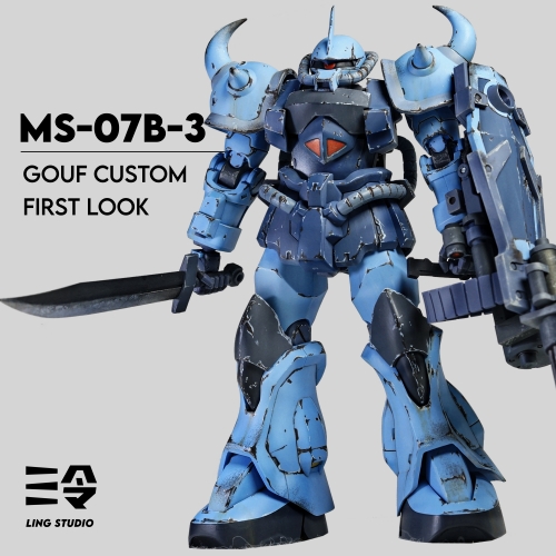 [Make to Order] Ling Studio & Bandai Robot Spirits Repaint Series MS-07B-3 Gouf Custom