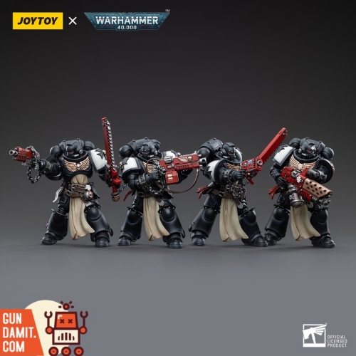 JoyToy Source 1/18 Warhammer 40K Black Templars Primaris Crusader Squad