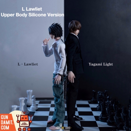 [Pre-Order] GameToys 1/6 GT-008 Death Note Yagami Light & GT-007UP Death Note L Lawliet Upper Body Silicone Version Set of 2