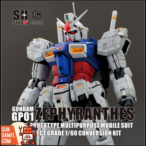 [Coming soon] SH Studio & GM Dream 1/60 Upgrade Garage Kit for PG RX-78GP01 Gundam Zephyranthes