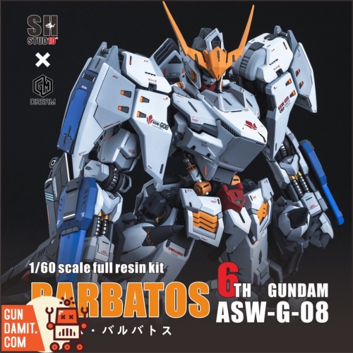 [Pre-Order] SH Studio & GM Dream 1/60 Upgrade Garage Kit for PG ASW-G-08 Gundam Barbatos 6th Form Version