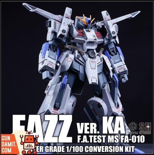 SH Studio & GM Dream Upgrade Garage Kit for 1/100 MG Bandai F.A. TEST MS FA-010A FAZZ