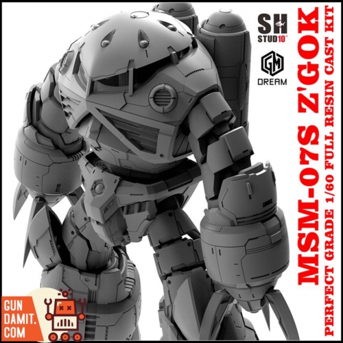 [Pre-Order] SH Studio & GM Dream 1/60 Conversion Kit for PG MSM-07 Z'Gok
