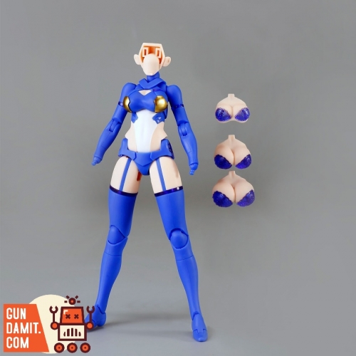 [Pre-Order] D House 1/12 Plain Figure Model Kit for Mecha Girl Blue Version