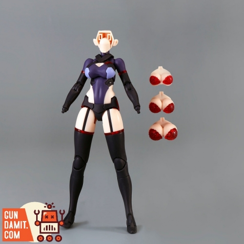 [Pre-Order] D House 1/12 Plain Figure Model Kit for Mecha Girl Dark Version
