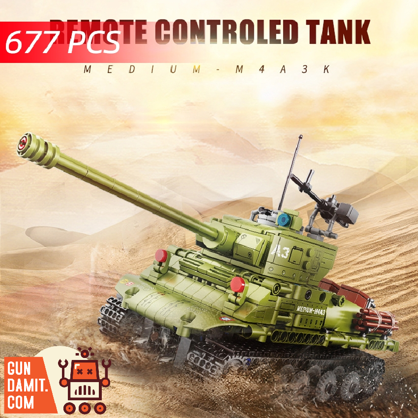 [Coming Soon] DECOOL 3908 Remote Control M4A3K Tank