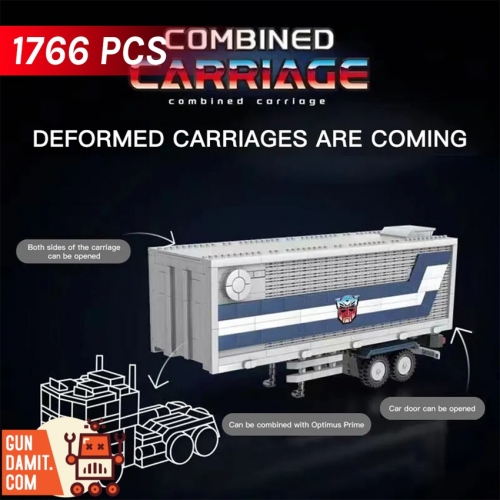 LEBO 77036 Optimus Prime Combined Carriage Trailer Building Blocks