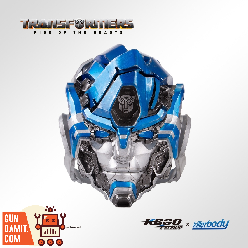 [Pre-Order] Killerbody 1/1 KB20069-57 Official Licensed Transformers Rise of the Beasts Mirage Wearable Helmet w/ Voice Changer