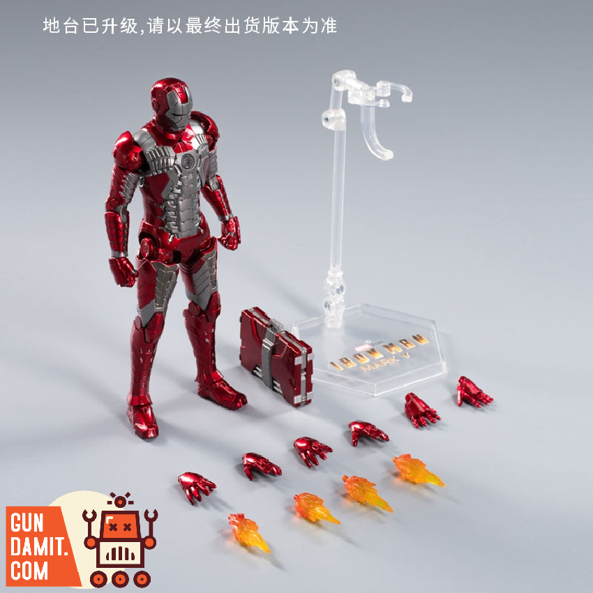 ZT Toys Marvel Licensed 1/10 Iron Man 2 Mark 5 w/ LED