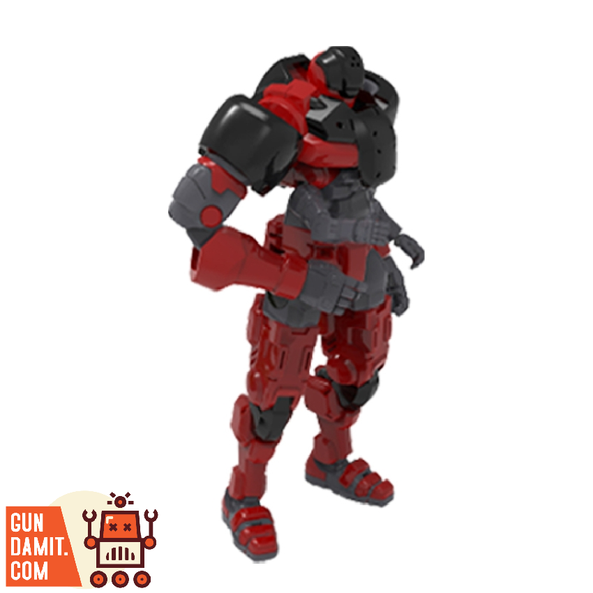 [Pre-Order] Warriors Workshop 1/30 WWS-O-01/02 Loyalty ‘G’ Assist Humanoid Soldier Model Kit Red Version