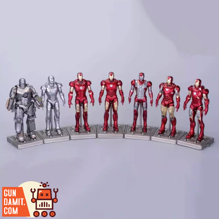 ZT Toys Marvel Licensed 1/20 Iron Man Hall of Armor Full Set