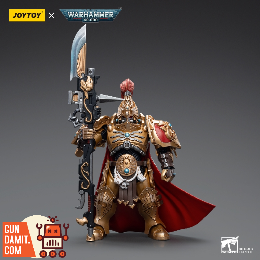 JoyToy Source 1/18 Warhammer 40K Adeptus Custodes Shield Captain with Guardian Spear
