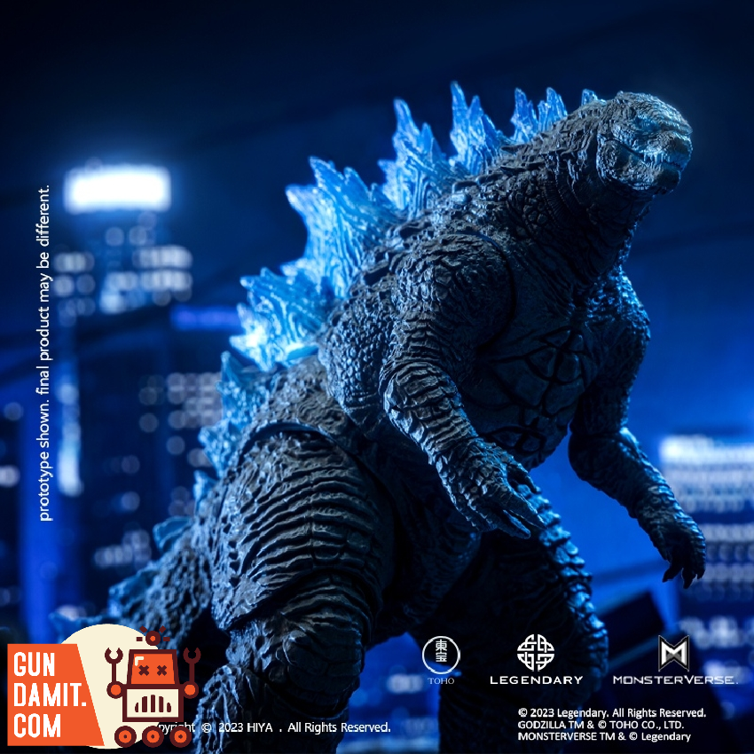 Hiya Toys Exquisite Basic Series Godzilla vs. Kong Heat Ray Godzilla Translucent Version