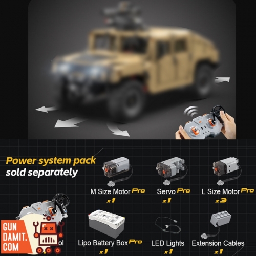 [Coming Soon] CaDA 1/8 PF Package Compatible w/ Humvee Off Road Vehicle