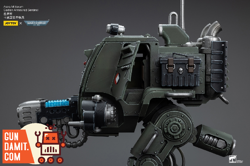 JoyToy Source 1/18 Warhammer 40K Astra Militarum Cadian Armoured Sentinel -  GunDamit Store