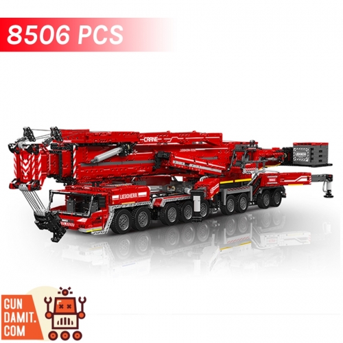 Mould King 17008 Ultimate Liebherr LTM 11200 Crane Red Version w/ PF Parts