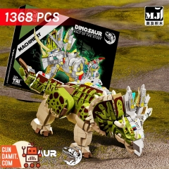 [Coming Soon] MJ 13051 Dinosaur Triceratops Half Clear Version