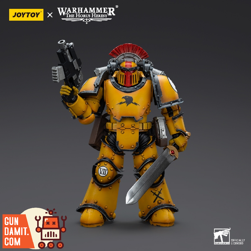 JoyToy Source 1/18 Warhammer The Horus Heresy Imperial Fists Legion MkIII Tactical Squad Sergeant with Power Sword