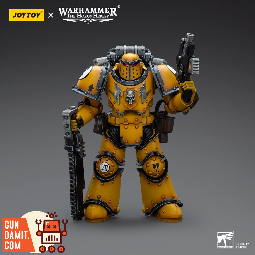 JoyToy Source 1/18 Warhammer The Horus Heresy Imperial Fists Legion MkIII Despoiler Squad Legion Despoiler with Chainsword