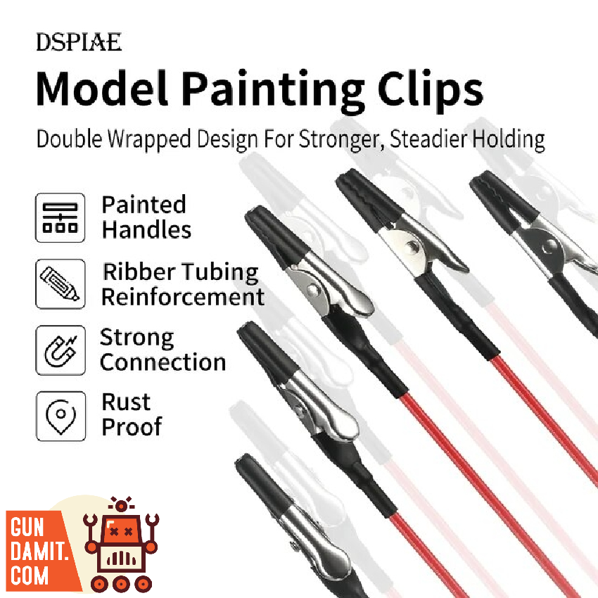 Dspiae MPC-20 Model Kits Painting Stick Clips Set of 20