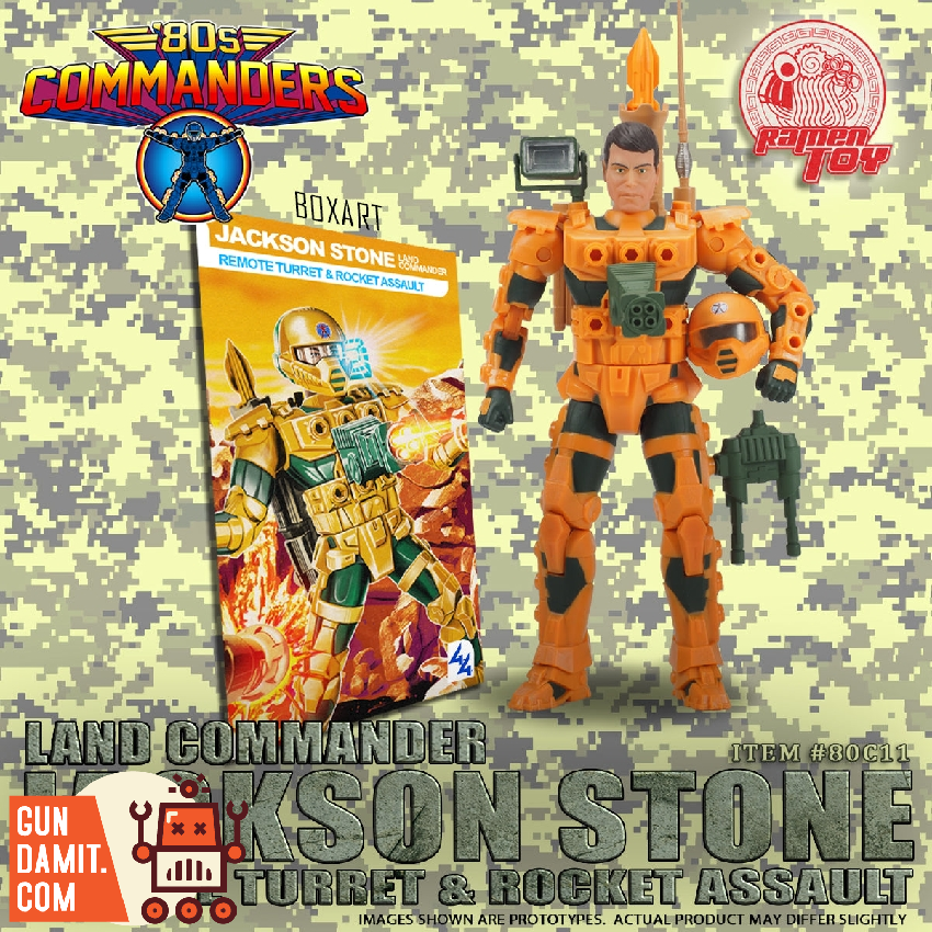 [Coming Soon] Ramen Toy 1/12 80C11 80s Commanders Land Commander Jackson Stone