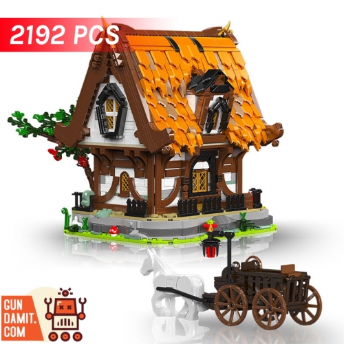 [Coming Soon] Mould King 16054 Mid-age World Log Cabin w/ Lights