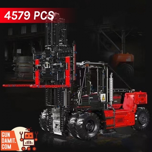 [Coming Soon] Mould King 1/6 17045 Heavy-duty Forklift Red Version w/ PF Parts