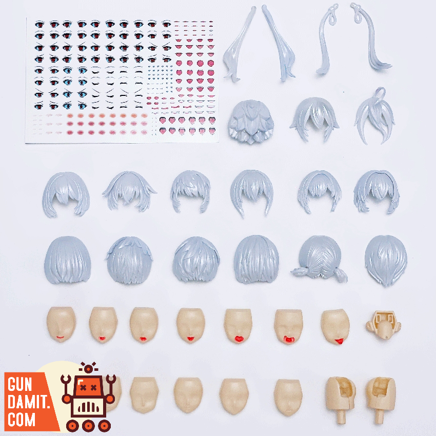 [Pre-Order] Fengyu Model 1/12 Facial Hair Upgrade Kit for Mache Girl Pearly White Version