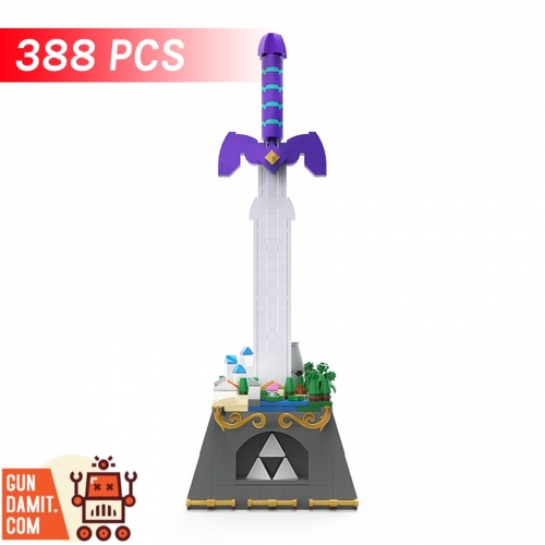 BuildMoc 36344 The Legend of Zelda Master Sword w/ Hyrule Castle Base